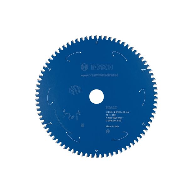 LIST ŽAGE ZA LES WIDIA BOSCH 254X30X2.6/1.8 78 ZOB