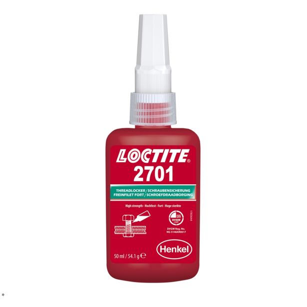 VAROVALO NAVOJNIH ZVEZ LOCTITE 2701 BO 50ML BG/RO/SI/SK 50 ML