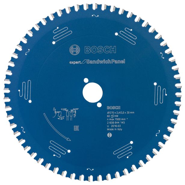 LIST ŽAGE ZA LES WIDIA BOSCH 270X30X2.4 ZOB 60