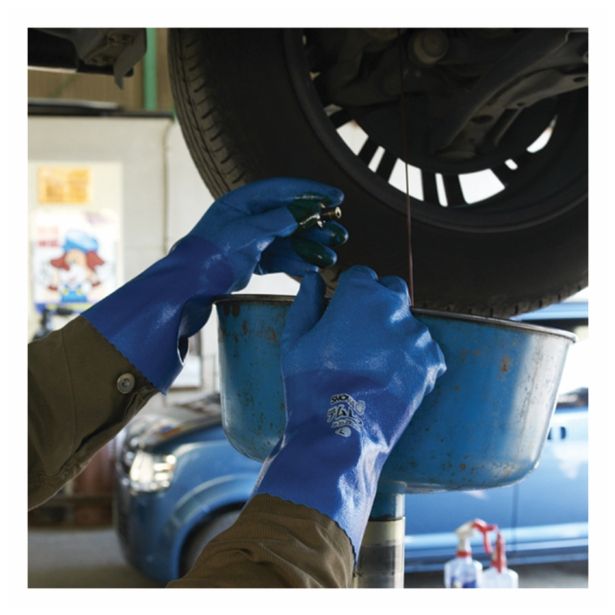 GUMENE ROKAVICE 281 TEMRES ŠT. L/9 MODRA UNIVERZALNA