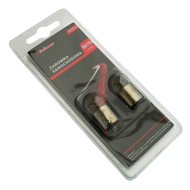 AVTOMOBILSKI ŽARNICI CARCOMMERCE 2-DELNI SET BA15S, 12V, 5W
