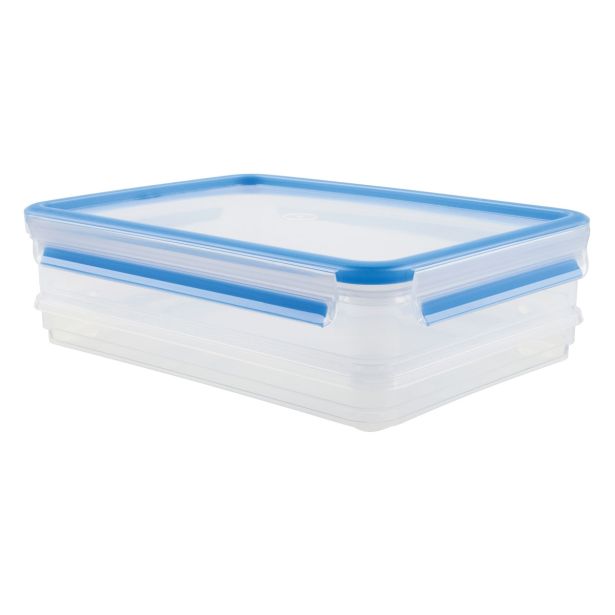 VEČNAMENSKA DOZA TEFAL 2X0.6 LIT CLIP&CLOSE ZA NAREZEK