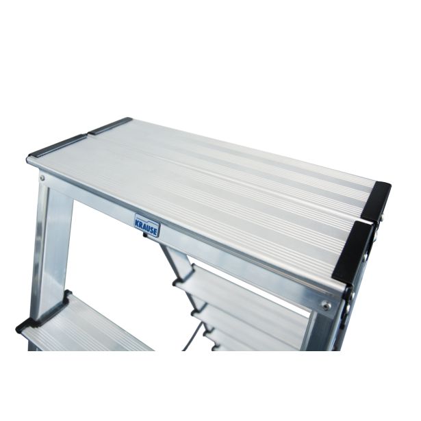 PROSTOSTOJEČA LESTEV KRAUSE MONTO DOPPLO 2X3 STOPNIC 0.65M DELOVNA VIŠINA 2.2M