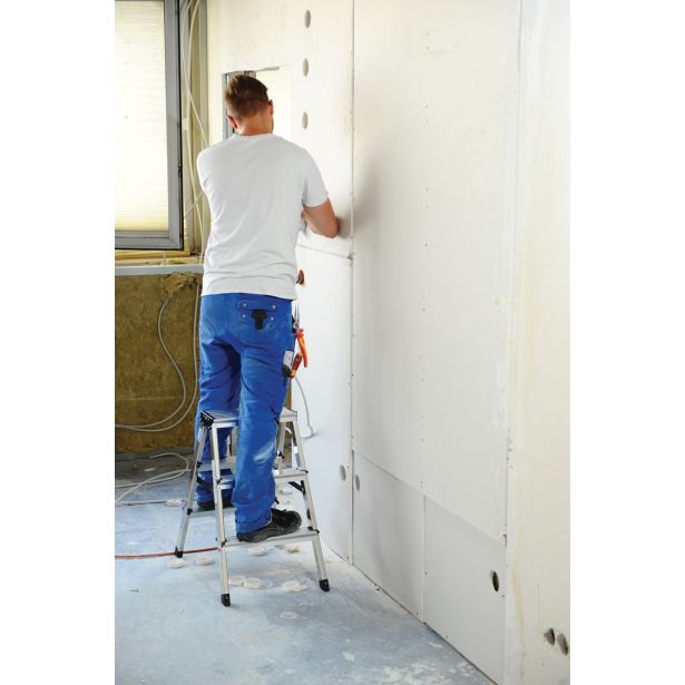 PROSTOSTOJEČA LESTEV KRAUSE MONTO DOPPLO 2X3 STOPNIC 0.65M DELOVNA VIŠINA 2.2M