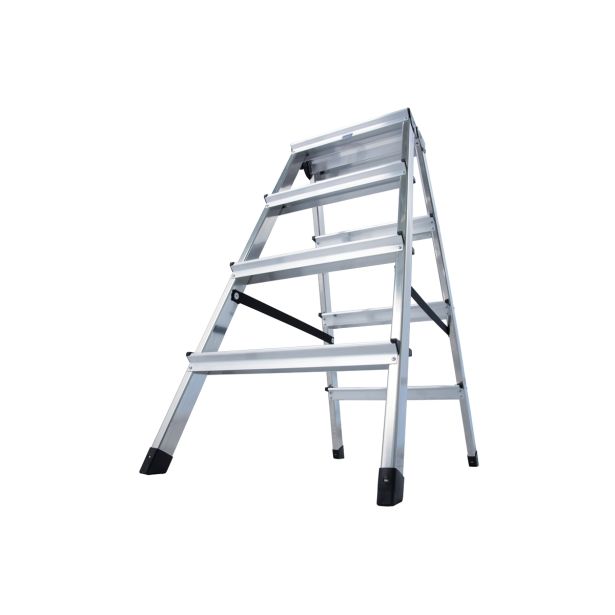 PROSTOSTOJEČA LESTEV KRAUSE MONTO DOPPLO 2X4 STOPNIC 0.85M DELOVNA VIŠINA 2.4M