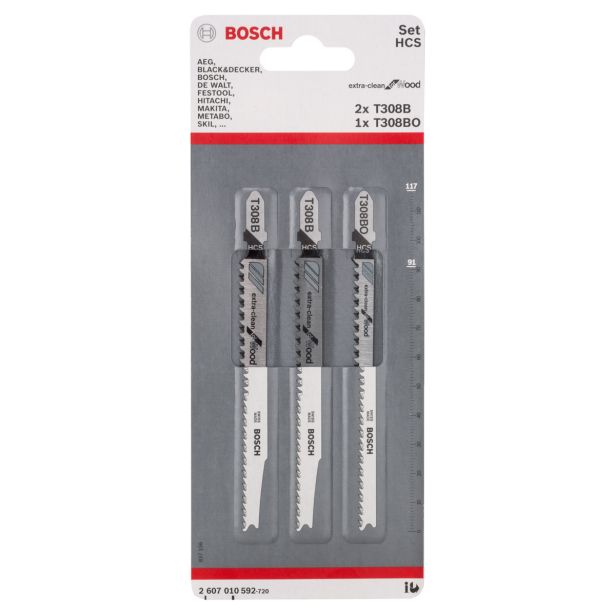 LIST VBODNE ŽAGE BOSCH 3-DELNI KOMPLET LISTOV T308B/BO T-STEBLO