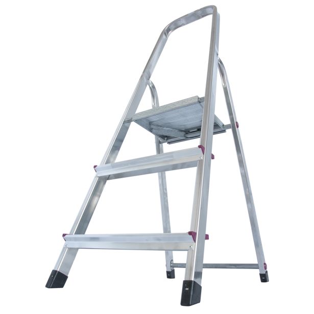 PROSTOSTOJEČA LESTEV KRAUSE CORDA 3 STOPNIČNA 1.2M - DELOVNA VIŠINA 2.6M