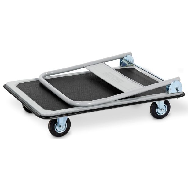 TRANSPORTNI VOZIČEK S PREKLOPNIM ROČAJEM KREATOR, PLATO 61X92 CM, NOSILNOST 300 KG