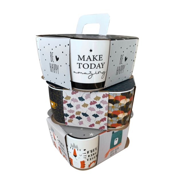 GARNITURA LONČKOV  4/1 H- BOX - HAPPY DAY