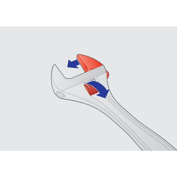 VILIČASTI KLJUČ S POLŽEM UNIOR 300/0-34 MM KROMIRAN ART. 250