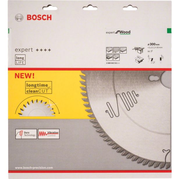 LIST ŽAGE ZA LES WIDIA BOSCH 300X30X3.2 MM 96 ZOB