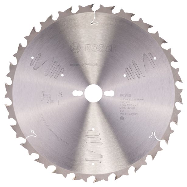 LIST ŽAGE ZA LES WIDIA BOSCH 300X30X3.2 ZOB 26