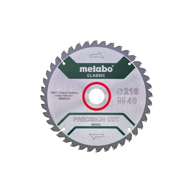 LIST ŽAGE METABO PRECISION CUT WOOD - CLASSIC, 305X30 Z56 WZ 5°NEG /B