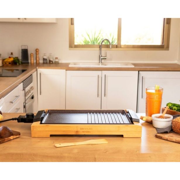 NAMIZNI ŽAR CECOTEC TASTY&GRILL 2000 BAMBOO MIXSTONE