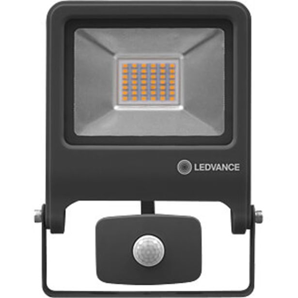 LED ZUNANJI REFLEKTOR LEDVANCE 30W ENDURA FLOOD DG TEMNO SIVI S SENZORJEM