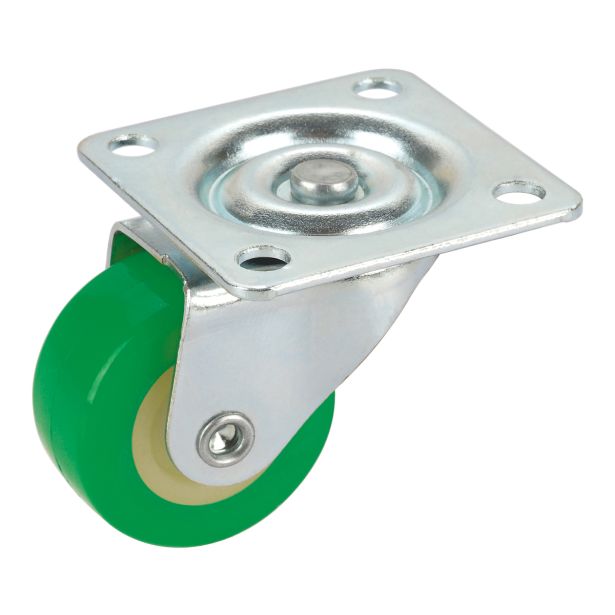 POHIŠTVENO KOLO DÖRNER + HELMER 30X14 MM PU-KOLO NOSIL. 20KG/KOLO ZELEN