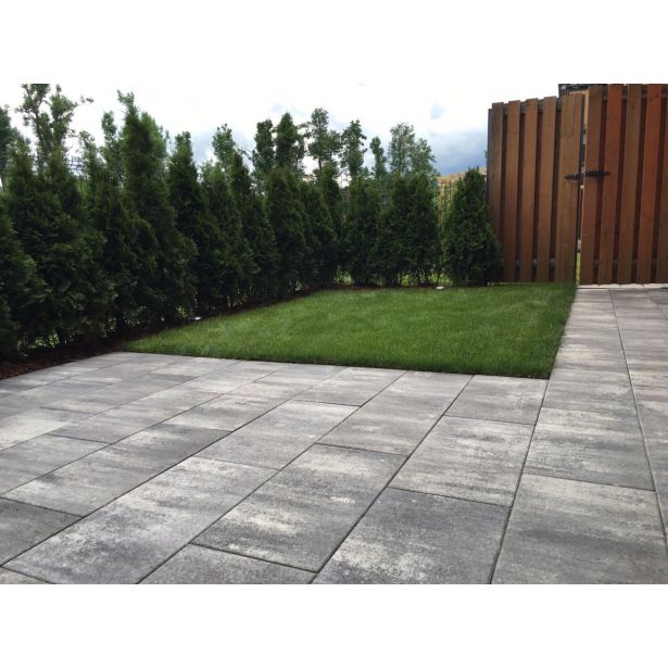 BETONSKA PLOŠČA OBLAK GROUP 30X60X5 CM MIX 16 TONALIT-BELA, ČRNA