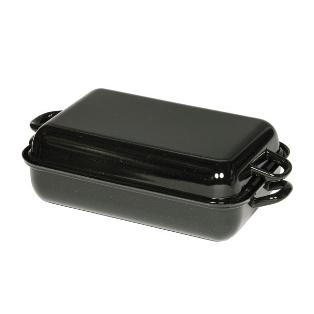 PEKAČ / MODEL ZA PEKO RIESS 32X22 CM S POKROVOM PROFI ČRN