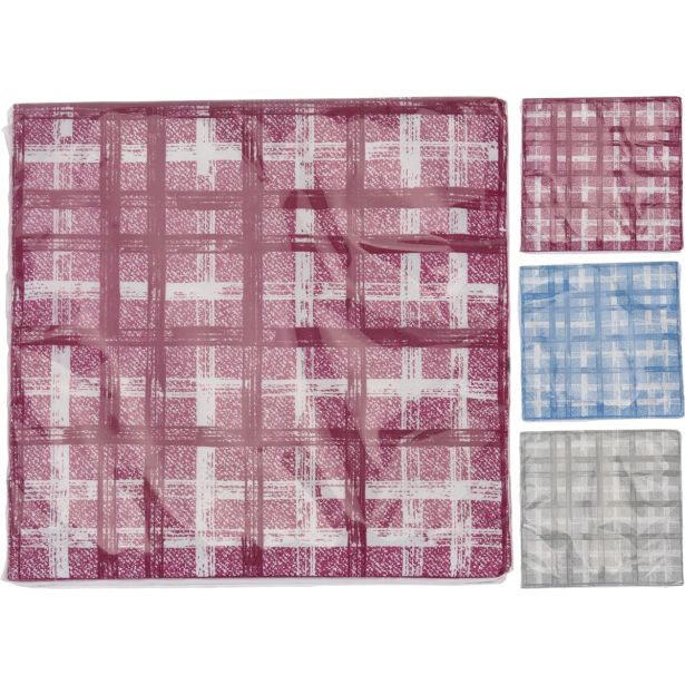 SERVIETE EH 33X33 CM KARO VZOREC 20/1 SORTIRANE BARVE