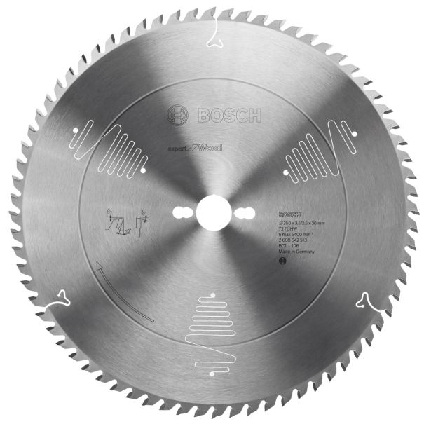 LIST ŽAGE ZA LES WIDIA BOSCH 350X30X3.5 ZOB 72