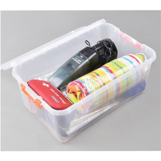 ZABOJNIK TACTIX 35L PROSOJNI S POKROVOM 58X23X37CM