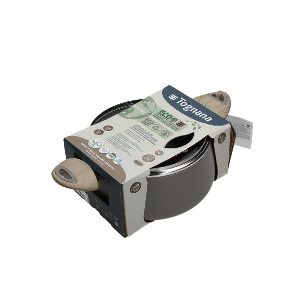 LONEC / KOZICA TOGNANA 3.1 L 20 CM S STEKLENIM POKROVOM ECO TOGNANA