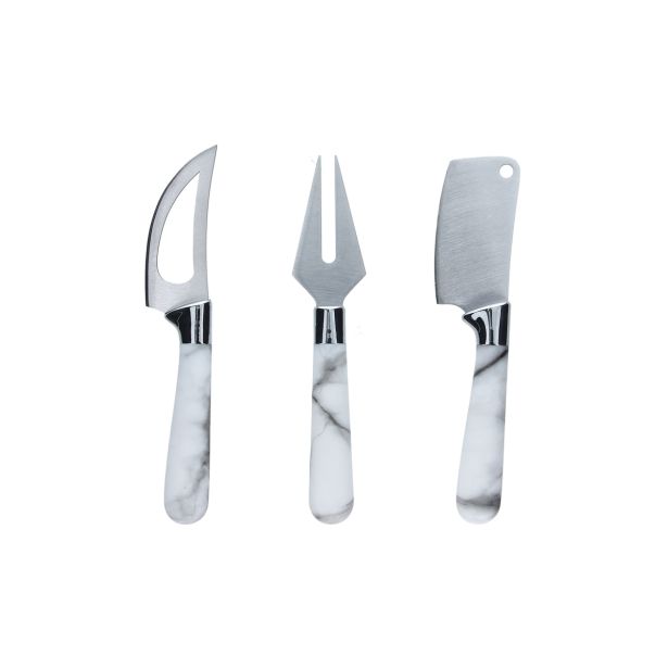 GARNITURA NOŽEV TOGNANA 3/1 SET NOŽEV ZA SIR MARMOR ROČAJI