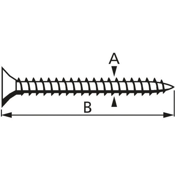 UNIVERZALNI VIJAK 3.5X20 A2G PZ2 FT V ZAVITKU JE 300 KOS