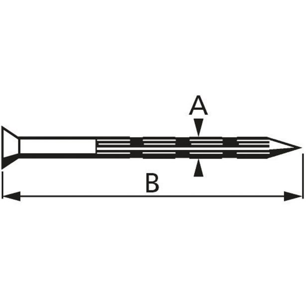 ŽIČNIK OKRASNI 3.5X45 V ZAVITKU JE 9 KOS