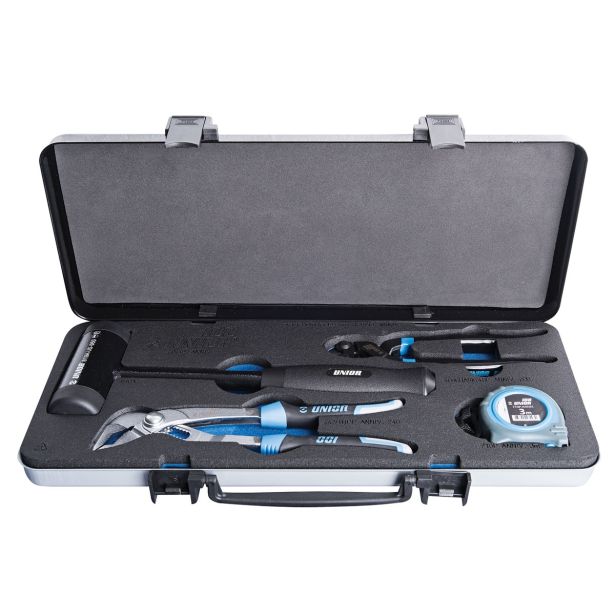 GARNITURA ORODJA UNIOR 4 DELNA V KOVINSKI ŠKATLI ART. 20/10-ANNIV.