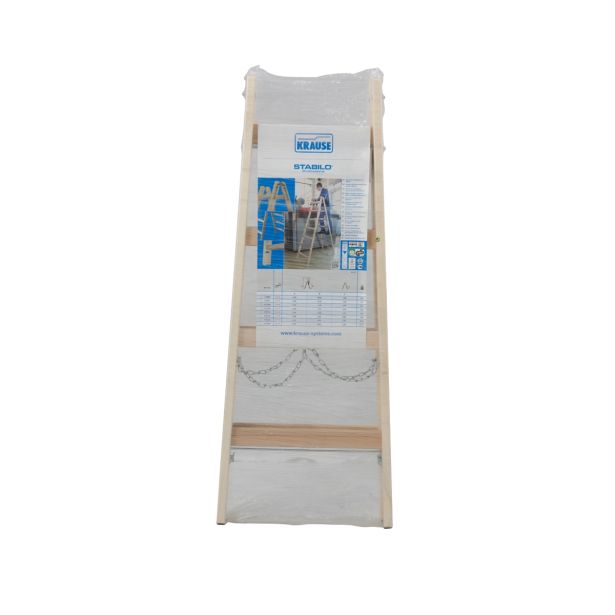PROSTOSTOJEČA LESTEV KRAUSE STABILO 2X4 STOPNIC LESENA 1.15M