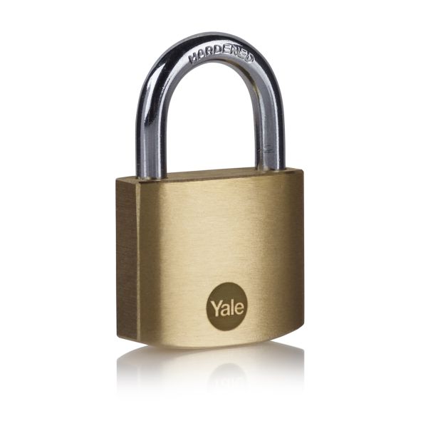 CILINDRIČNA OBEŠANKA 40 MM YALE STANDARD, 2 KOS Z 3 KLJUČI - SISTEM ISTEGA KLJUČA, V SKLADU Z EN 12320:2012