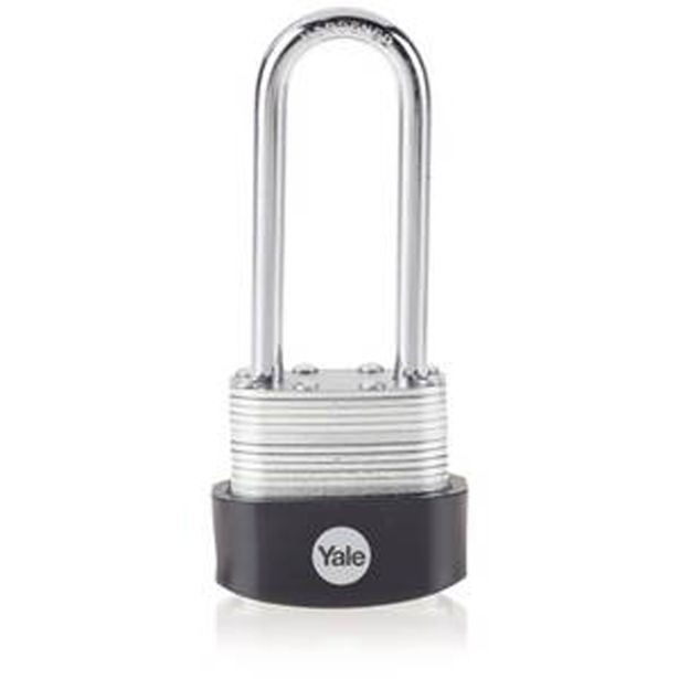 CILINDRIČNA OBEŠANKA 40 MM YALE HIGH SECURITY, ODPORNOST PROTI KOROZIJI, LOK KALJENO JEKLO, 3 KOS S 3 KLJUČI - NA ISTI KLJUČ