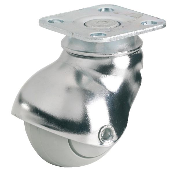 POHIŠTVENO KOLO DÖRNER + HELMER 40MM PLOŠČA 42X42 MM ZA STOL, TRDA TLA