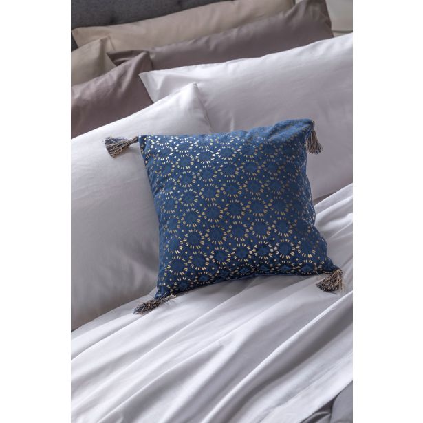 OKRASNI VZGLAVNIK ATELIER 40X40 CM ŽAMET SORT