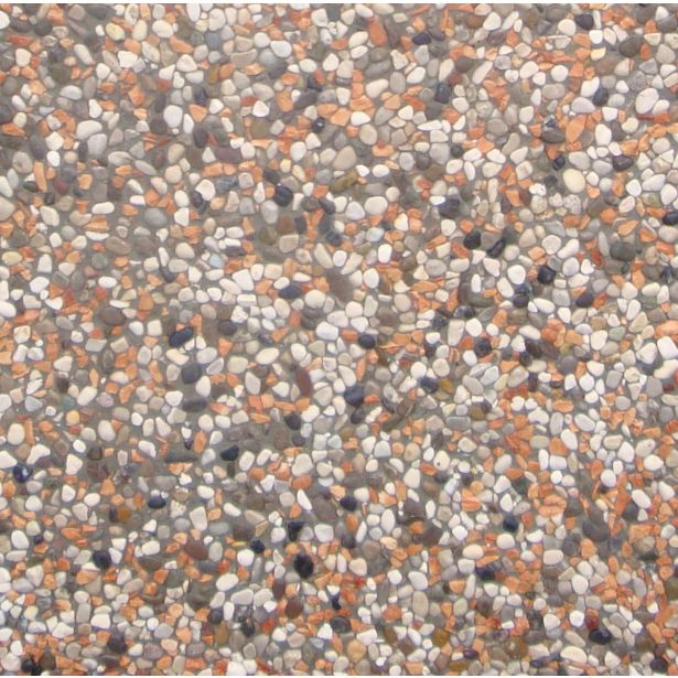 BETONSKA PLOŠČA OBLAK GROUP 40X40X3.8 CM KLASIK SIVA + RDEČA