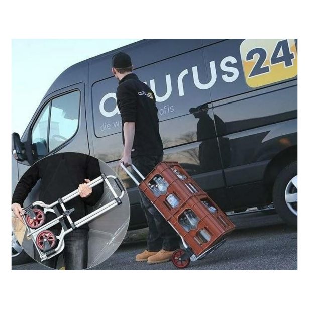 ROČNI VOZIČEK Z ZLOŽLJIVIM PLATOJEM KREATOR, NOSILNOST 45 KG