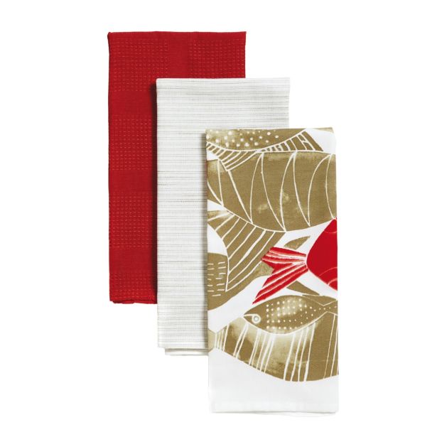 KUHINJSKA KRPA AMO LA CASA 45X65 CM 3/1 MORSKI MOTIV