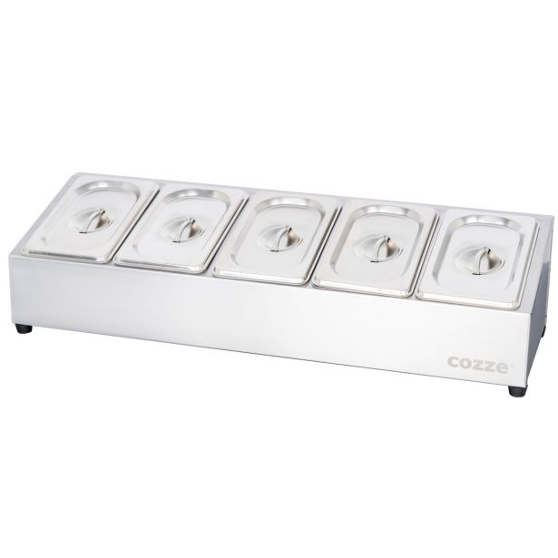 5 DELNA POSODA COZZE ZA PIZZA NADEVE S POKROVI  (90325)