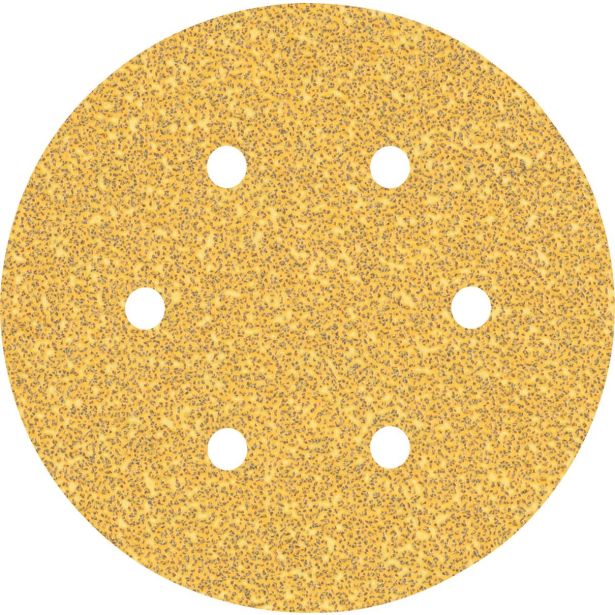 5-DELNI KOMPLET BRUSNIH PAPIRJEV S 6 LUKNJAMI EXPERT C470 ZA EKSCENTRIČNE BRUSILNIKE, 150 MM, G 40