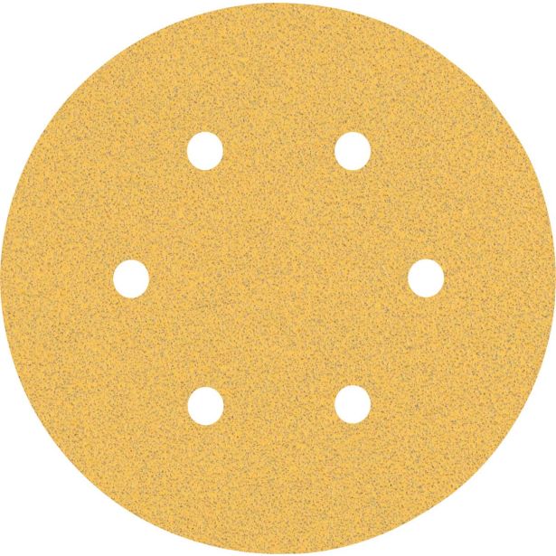 5-DELNI KOMPLET BRUSNIH PAPIRJEV S 6 LUKNJAMI EXPERT C470 ZA EKSCENTRIČNE BRUSILNIKE, 150 MM, G 80