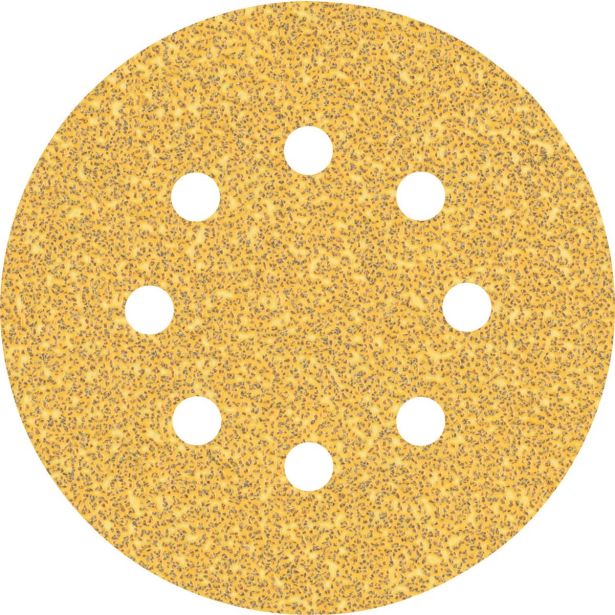 5-DELNI KOMPLET BRUSNIH PAPIRJEV Z 8 LUKNJAMI EXPERT C470 ZA EKSCENTRIČNE BRUSILNIKE, 125 MM, G 40