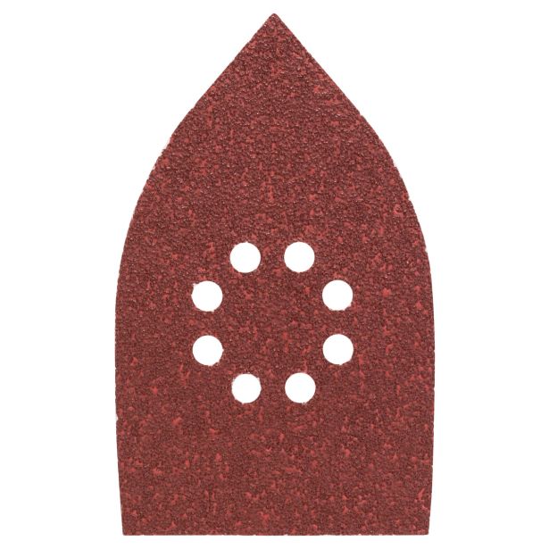 DELTA/VEČNAM BRUSNI LIST BOSCH 5-DELNI SET C430 RDEČ 100X171 MM K40 8 LUKENJ