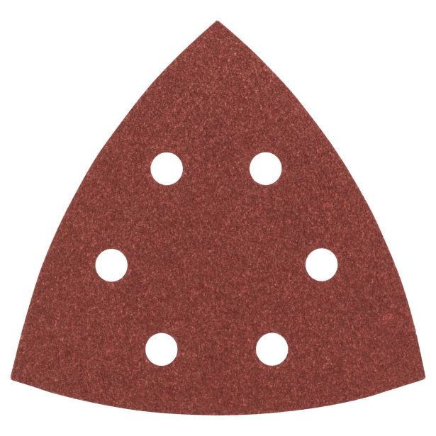 DELTA/VEČNAM BRUSNI LIST BOSCH 5-DELNI SET C430 RDEČ 105 MM K120 6 LUKENJ