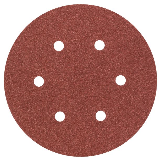 SAMOPRITRILNI BRUSNI DISK BOSCH 5-DELNI SET C430 RDEČ 150MM K120 6 LUKENJ