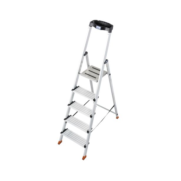 PROSTOSTOJEČA LESTEV KRAUSE MONTO SEPURO 1X5 STOPNIC 1.65M DELOVNA VIŠINA 3.05M