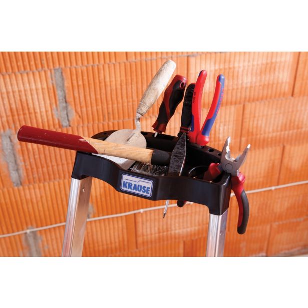 PROSTOSTOJEČA LESTEV KRAUSE MONTO SEPURO 1X5 STOPNIC 1.65M DELOVNA VIŠINA 3.05M