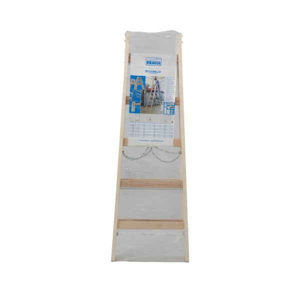PROSTOSTOJEČA LESTEV KRAUSE STABILO 2X5 STOPNIC LESENA 1.4M