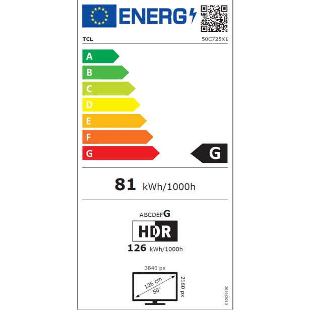 TELEVIZOR TCL 50C725