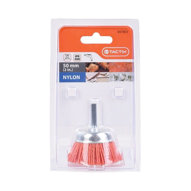 ŽIČNA ČELNA ŠČETKA Z OSJO TACTIX 50MM NAJLON OS 6MM